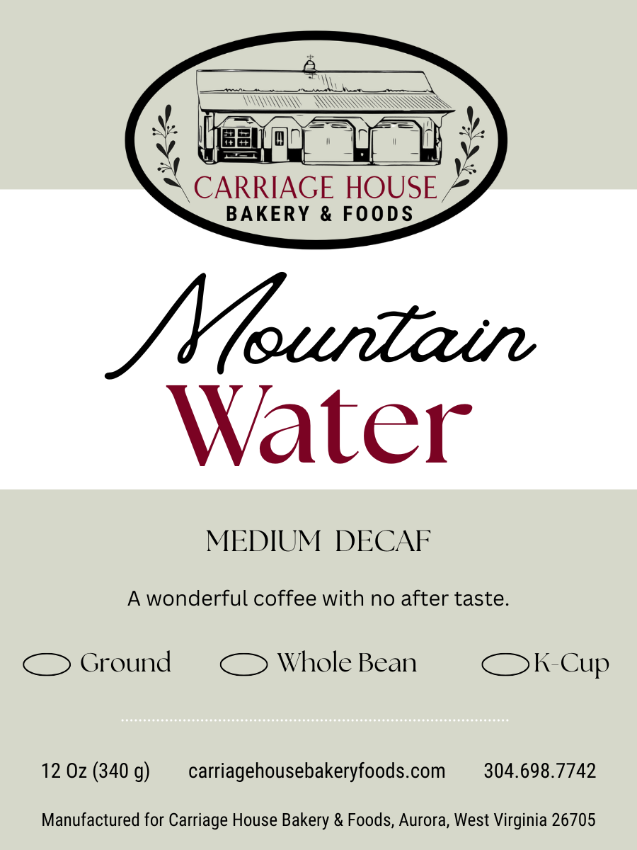 H. Mountain Water - Medium Decaf (Bagged Coffee)