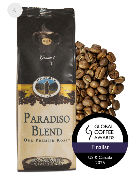 K. Mystic Monk Coffee - Paradiso 12 Ounce Ground